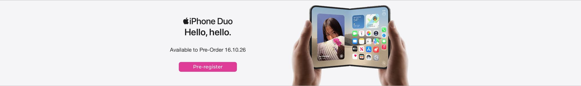 iPhone Duo Pre register
