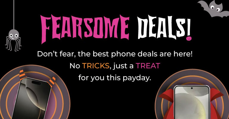 Halloween payday mobile phone deals